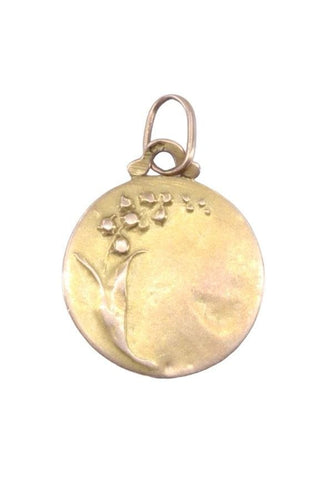 Pendentif MÉDAILLE VIERGE SIGNÉE DROPSY 58 Facettes 074871