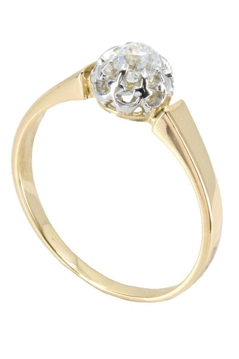 Bague 53 SOLITAIRE ANCIEN DIAMANT 0.27 CARAT 58 Facettes 054331