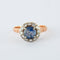 Bague 60 Bague Ancienne Saphir Diamants 58 Facettes