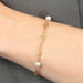 Bracelet Bracelet années 20 Maille filigranée Perles 58 Facettes