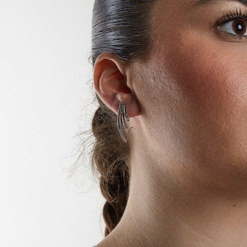 Boucles d'oreilles Boucles d'oreilles cascade de diamants 58 Facettes 2600