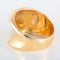 Bague 53 Bague Jonc large or jaune 58 Facettes 8286