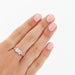 Ring 57 Art Deco ring White gold Diamond 58 Facettes REF 11044/19