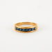Ring 50.5 Ring in Yellow Gold & Sapphires 58 Facettes