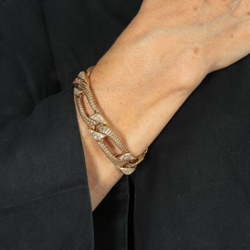 Bracelet GEORGES LENFANT, Rare Bracelet en Or & Diamants 58 Facettes