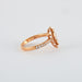 Ring 54 Pink gold ring Diamond Pear 58 Facettes 2.107