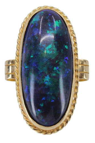 Bague 53 BAGUE OPALE MODERNE 58 Facettes 070991