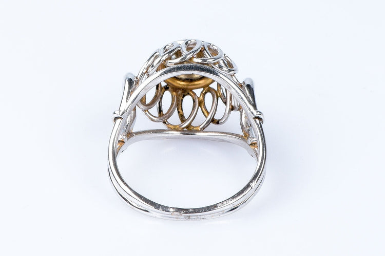 Bague 60 Bague 7 diamants en or blanc 58 Facettes BGANCDT7000-55