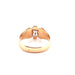 Ring 63 Signet ring for men vintage yellow gold and diamond 58 Facettes