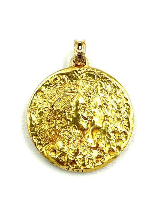 Pendentif SALVADOR DALI. Pendentif or 900/00 58 Facettes