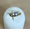 Bague Bague Or Jaune avec Pierre Bleue et Diamant 58 Facettes 20400000435