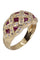 Bague 54 Bague moderne rubis et diamants 58 Facettes 081331