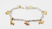 Bracelet 19cm Bracelet breloques Dodo en or jaune et argent 58 Facettes 25557