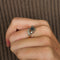 Bague Bague saphir diamant or platine 58 Facettes