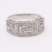 Ring 60 Ring ATHENA SHOVELS White gold Diamonds 58 Facettes E356510