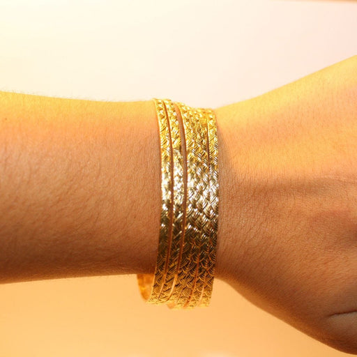 Bracelet Semainier 7 bracelets Or jaune 58 Facettes 11191B