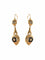 Boucles d'oreilles Boucles d'oreilles Anciennes Onyx Perles 58 Facettes