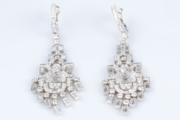 Boucles d'oreilles BELLDUC GENEVA - Boucles d'oreilles or blanc 158 diamants 58 Facettes BO-DIAM158-BLDC