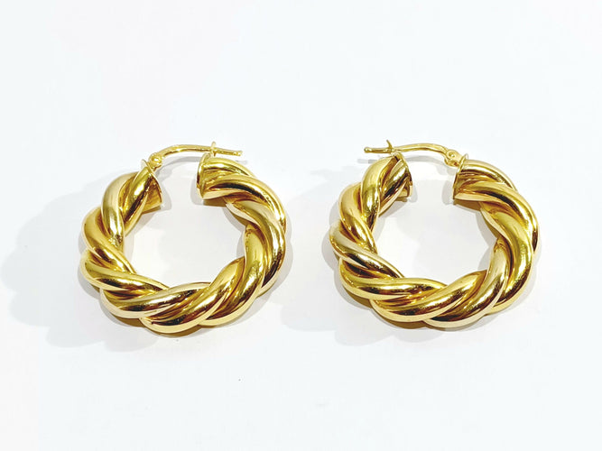 Boucles d'oreilles Boucles d'Oreilles Créoles Or 58 Facettes 3138/1