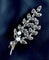 Broche Broche Platine Or Perles Diamants. 58 Facettes AB213
