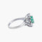 Bague Bague Marguerite Emeraude Diamants 58 Facettes