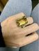 Ring Ring 40s citrine yellow gold 58 Facettes