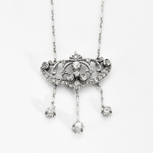 Collier Collier Négligé Diamants 58 Facettes