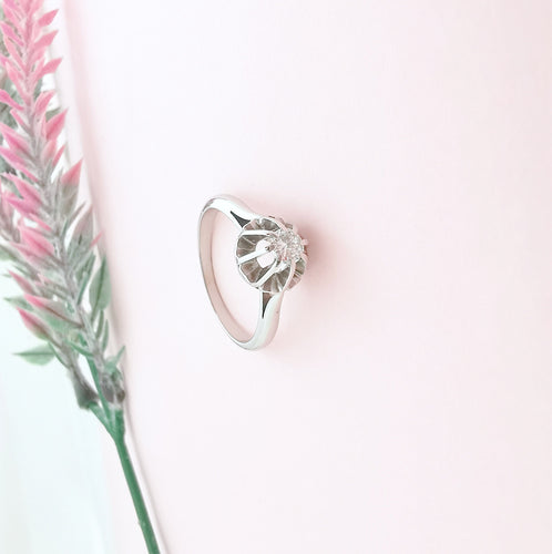 Bague Bague Ancienne solitaire Diamant 0,20ct 58 Facettes AA 1611