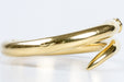 Bracelet Rigid bracelet Yellow gold Diamonds Carlo Weingrill 58 Facettes BR-WEINLPCC623