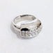 Ring 49 White gold diamond ring 58 Facettes TBU
