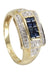 Ring MODERN SAPPHIRE AND DIAMOND RING 58 Facettes 054861