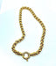 Necklace Yellow gold necklace with round links 58 Facettes AB240