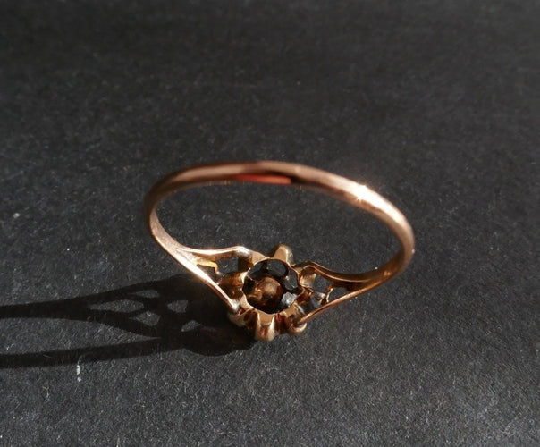 Bague 60 Bague Solitaire Diamant Taille Rose 58 Facettes 714594