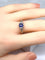 Bague Bague 1900 Platine Saphir et Diamants 58 Facettes