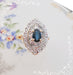 Ring Marquise Sapphire Diamonds Ring 58 Facettes AA 1512