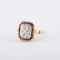 Bague 58 Bague Damier Rubis Diamants 58 Facettes JE511