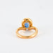 Ring 53 Yellow gold and Ceylon sapphire engagement ring 58 Facettes 00012