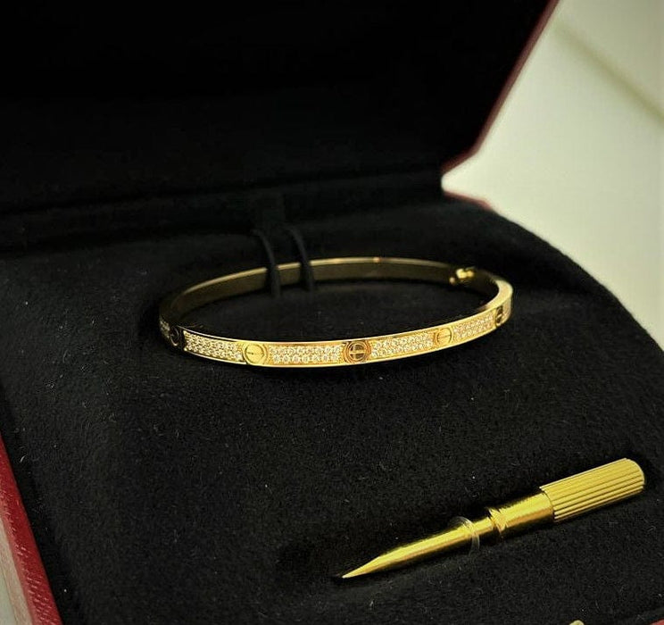 Bracelet Bracelet Cartier "Love" Pavé Diamants PM 58 Facettes 20400000463