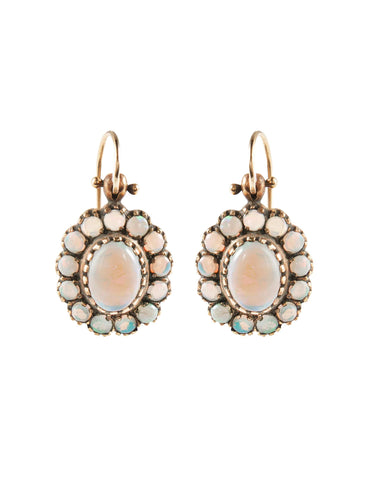 Boucles d'oreilles Boucles d'oreilles en or et opales 58 Facettes