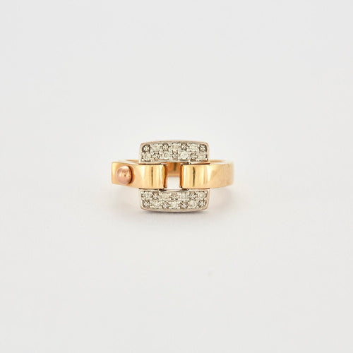 Bague 55 Bague 2 ors boucle Diamants 58 Facettes