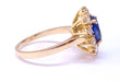 Ring 54 Marguerite Sapphire and Diamond Ring 58 Facettes FA-1