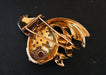 Ruby And Diamond, Platinum and 18 Carat Yellow Gold Fish Brooch 58 Facettes 1026794