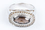 Bague 56 Bague Quartz fumé Diamants 58 Facettes 111-184737-36