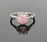 Bague Bague solitaire Platine et Diamant de synthèse rose 58 Facettes