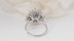 Bague 51 Bague vintage en or blanc et diamants 58 Facettes 32087
