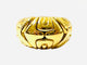 Bague 58 BVLGARI. Collection Parentesi, bague vintage or jaune 58 Facettes