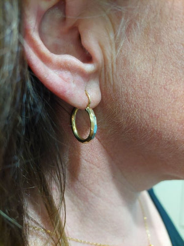 Boucles d'oreilles CRÉOLES ANCIENNES 58 Facettes 076921