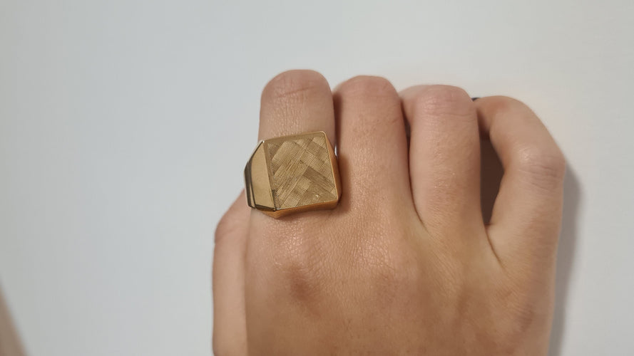 Bague 68 Bague en Or rose 58 Facettes