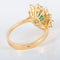 Bague Bague Marguerite Emeraude et diamants 58 Facettes 8392