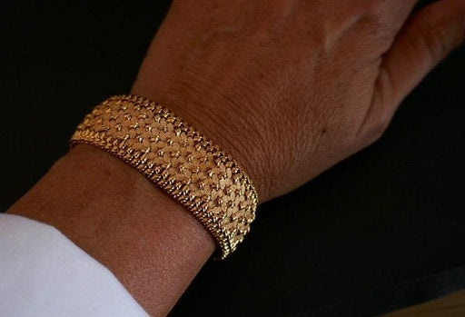 Gold Cuff Bracelet 58 Facettes 1015279